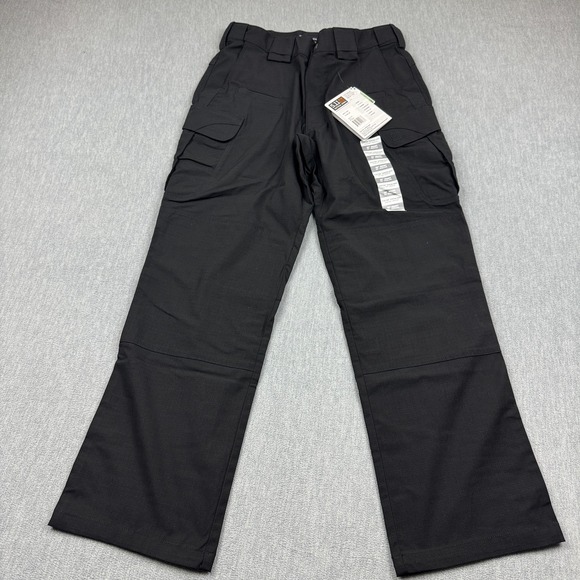 5.11 Tactical Pants Mens 30x30 Black Stryke Cargo Ripstop Flex Tac Workwear NWT